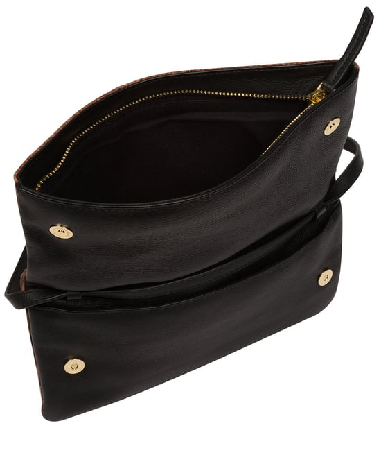 'Selene' Animal Print Nappa Leather Cross Body Clutch Bag - Image 4