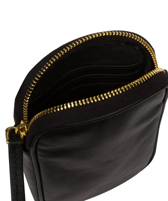 'Alaina' Animal Print Nappa Leather Cross Body Phone Bag - Image 6