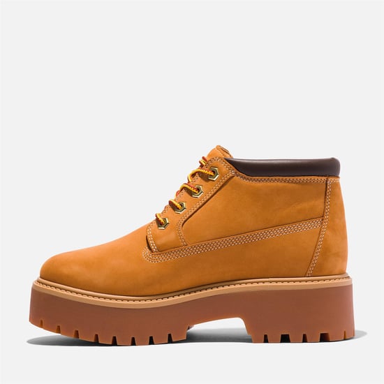 Timberland Stone Street Nellie Leren Gele Dameslaarzen - Image 3