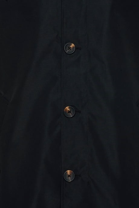 James Grey Hawk Basic Raincoat in Black - Image 2