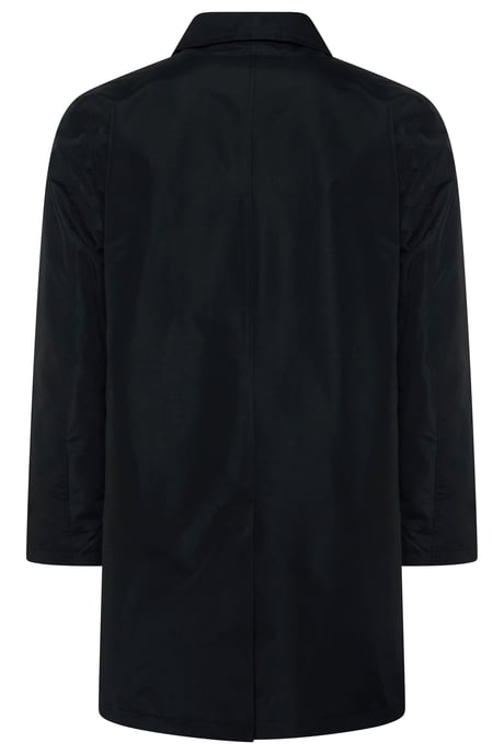 James Grey Hawk Basic Raincoat in Black - Image 3
