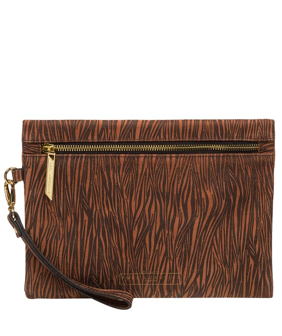 'Chalfont' Animal Print Nappa Leather Clutch Bag - Image 2