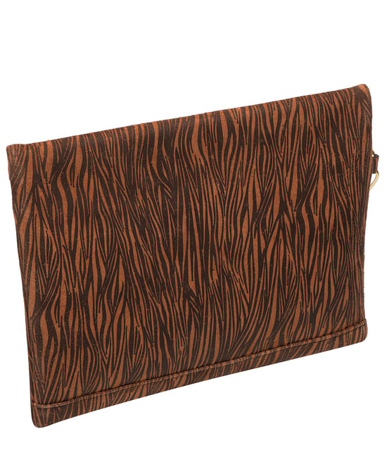 'Chalfont' Animal Print Nappa Leather Clutch Bag - Image 3