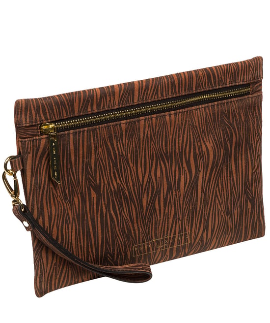 'Chalfont' Animal Print Nappa Leather Clutch Bag - Image 5