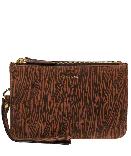 'Addison' Animal Print Nappa Leather Clutch Bag - Image 2