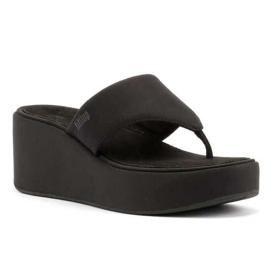FitFlop Platfforms Wedge Dames Zwarte Sandalen - Image 2