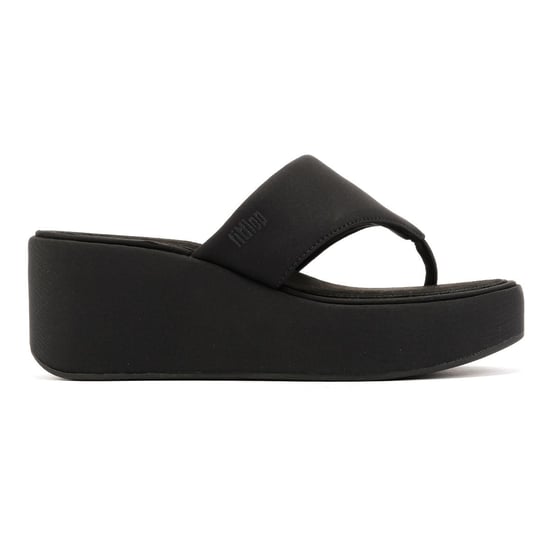 FitFlop Platfforms Wedge Dames Zwarte Sandalen - Image 5