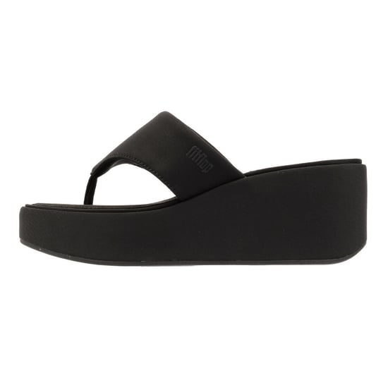 FitFlop Platfforms Wedge Dames Zwarte Sandalen - Image 6