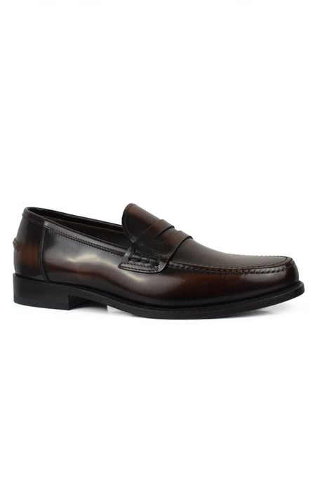 Alberto leren mocassins bruin - Image 2