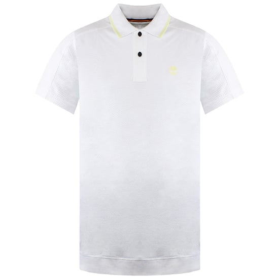 Timberland Timcool Mens White Polo Shirt - Image 1