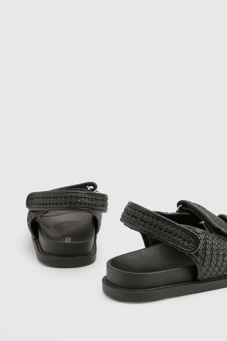 Wide Fit Chunky Double Strap Dad Sandal - Image 4