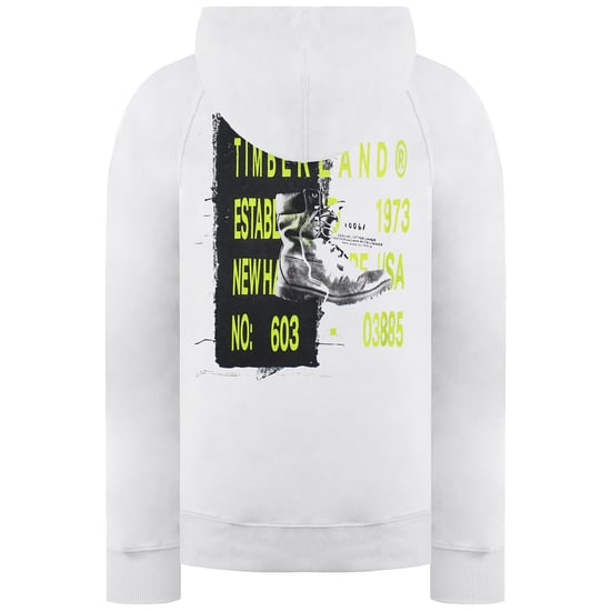 Timberland Relax Mens White Hoodie - Image 2