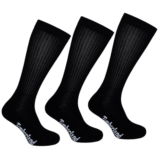 Timberland 3-Pack Core Sport Mens Black Socks - Image 1