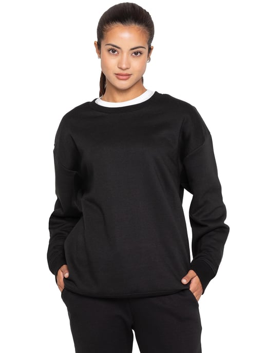Enzo | Womens Oversized Sweatshirt Tracksuit Set - Image 3