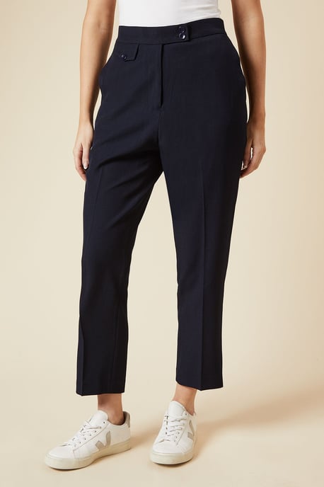Tab Detail Capri Trouser - Image 2