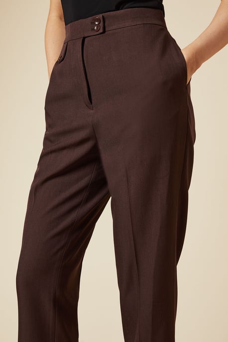 Tab Detail Capri Trouser - Image 4