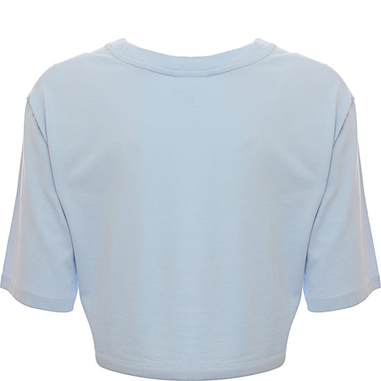 Les Girls Les Boys Womens Cropped Jersey Tee Wi in Blue - Image 2