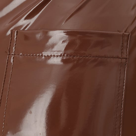 First Distraction The Label Vinyl Slim Trousers - Image 3