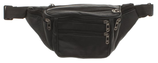 Bumbag Leather Holiday Money Belt Buckle black - Image 3