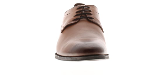 Bandwagon Mens Smart Shoes Formal Lace Realm Leather tan - Image 3