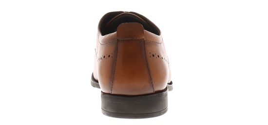 Bandwagon Mens Smart Shoes Formal Lace Realm Leather tan - Image 4