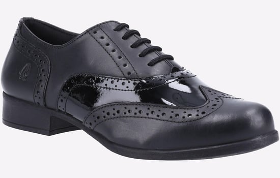 Hush Puppies Kada Patent Leather Junior Girls School Shoes - Image 2