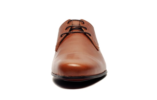 Red Tape Leather Bright Emboss Mens Oxford Shoes - Image 5