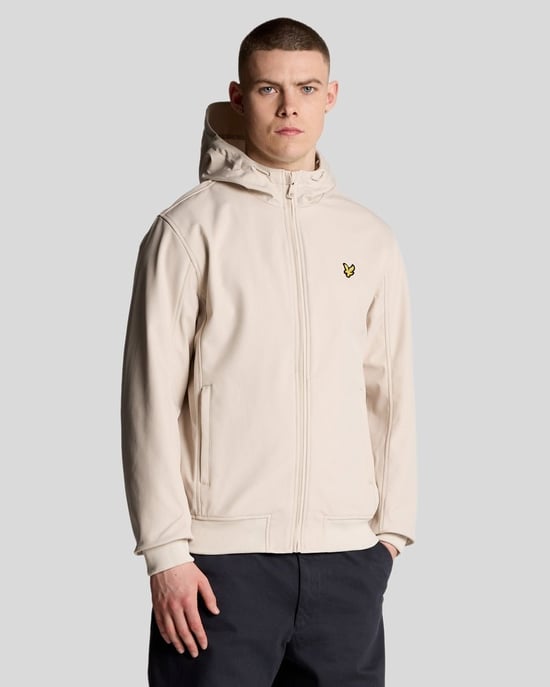 Lyle & Scott Mesh Back Softshell Jack - Grijs - Image 1