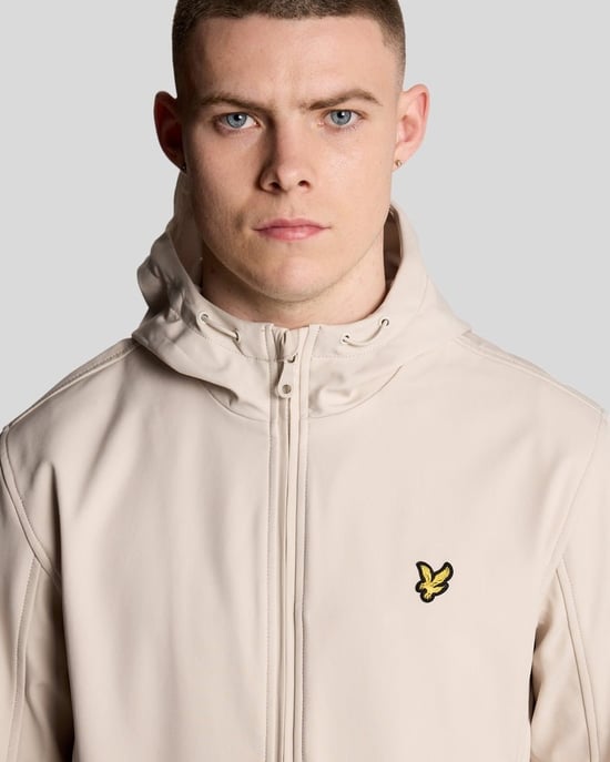 Lyle & Scott Mesh Back Softshell Jack - Grijs - Image 4