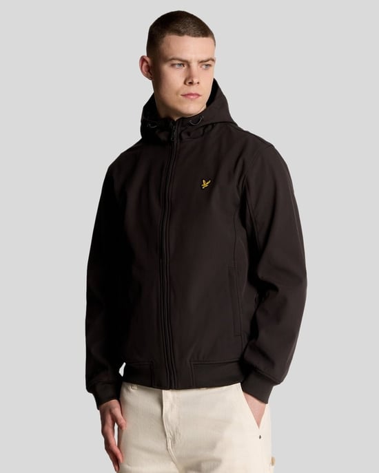 Lyle & Scott Mesh Back Softshell Jack - Grijs - Image 1