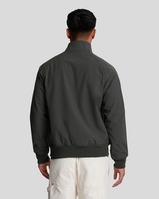 Lyle & Scott merkembleem Gunmetal grijs softshell jack - Image 3