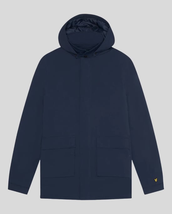 Lyle & Scott Gewatteerde Parka - Marineblauw - Image 5