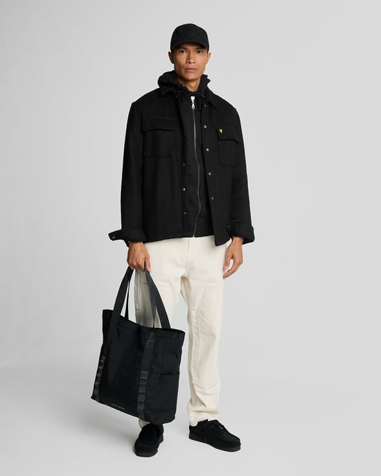 Lyle and Scott Brushed overshirt - Image 2