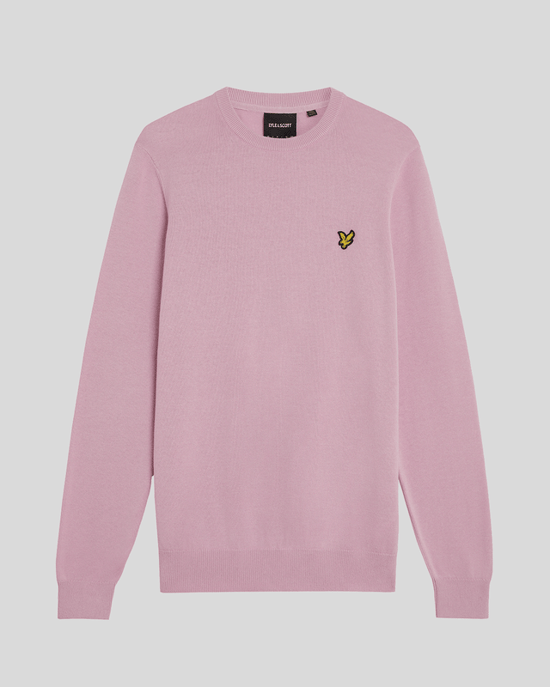 Lyle & Scott Katoenen Ronde Hals Trui - Roze - Image 5