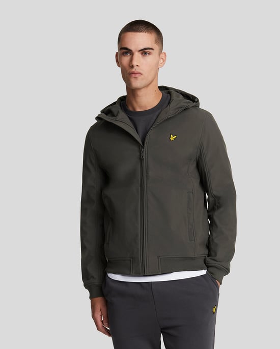Lyle & Scott Fleece Achter Softshell Jacket - Grijs - Image 1