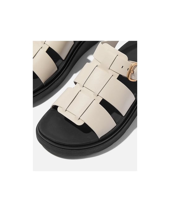 FitFlop GEN-FF Fisherman Lädersandaler i beige för kvinnor - Image 3