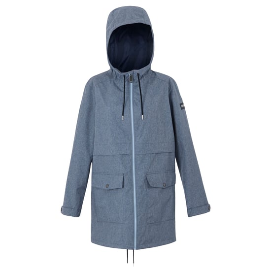 Regatta Womens/Ladies Navaeh Linear Waterproof Jacket (Chambray/Dark Denim) - Image 1
