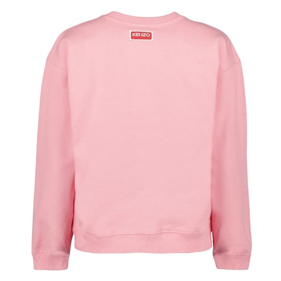 Kenzo Paris Flower Logo Rose Pink Sweatshirt - Image 2