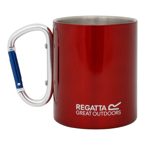 Regatta Grote buitenshuis stalen karabijnhaak/beker (Rood) - Image 1