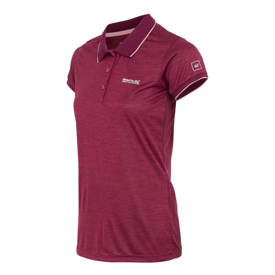 Regatta Kvinnor/Damer Remex II Polo Neck T-Shirt (Beaujolais) - Image 3