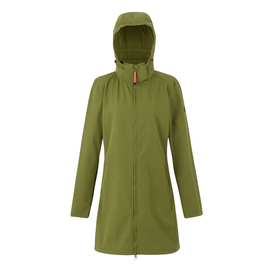Regatta Womens/Ladies Carisbrooke Soft Shell Jacket (Nephrite Green/Peach Bloom) - Image 1
