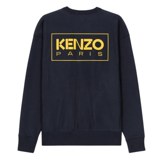 Kenzo Paris Outlined Logo Midnight Blue Sweatshirt - Image 2