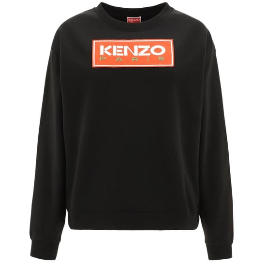 Kenzo Paris Block Logotyp Damsvart Sweatshirt - Image 1