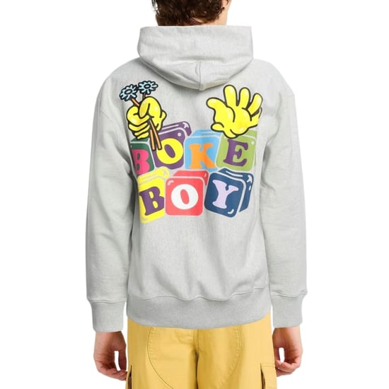 Kenzo Colored Block Logo Grå Hoodie - Image 2