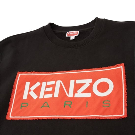 Kenzo Paris Block Logo Black Sweatshirt - Image 3