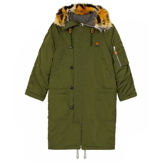 Kenzo Padded Parka Dark Khaki Green Jacka - Image 1