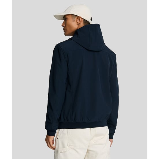 Lyle & Scott Branded Dark Navy Blue Softshell Jacket - Image 3
