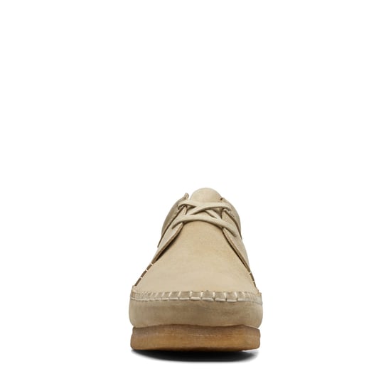 Men's Clarks Weaver Suede Shoes in Brown - Image 3
