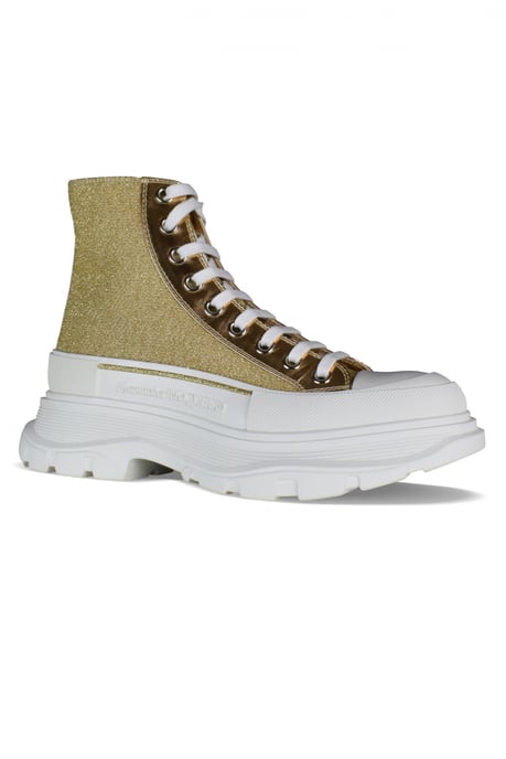 Alexander McQueen Sneakers Tread Slick Geel - Image 3