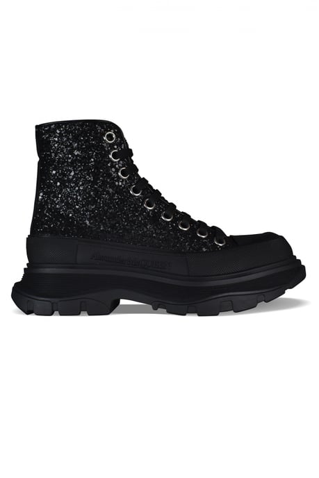 Alexander McQueen Sneakers Tread Slick Zwart - Image 1